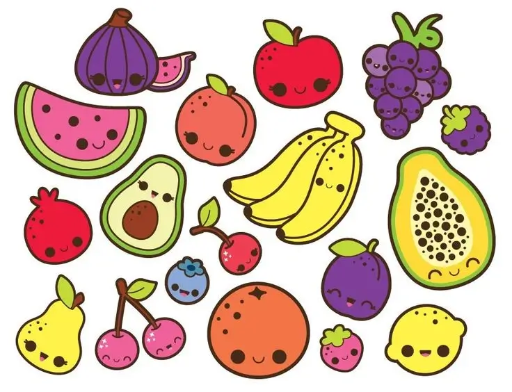 cute fruits