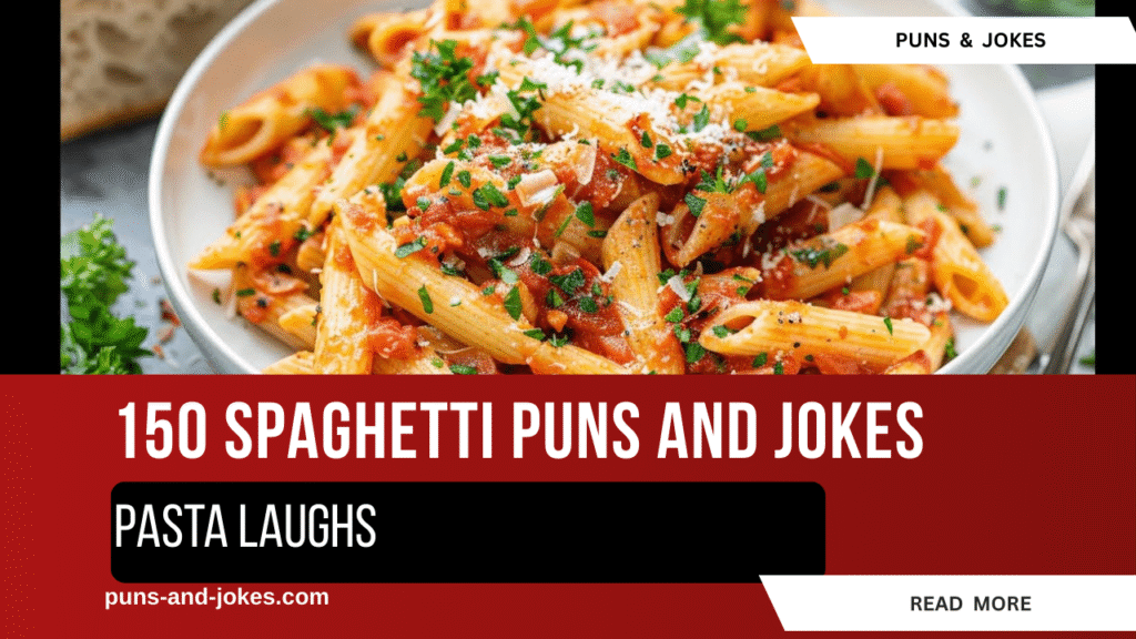 Pasta Laughs: 150 Spaghetti Puns and Jokes pasta puns and jokes