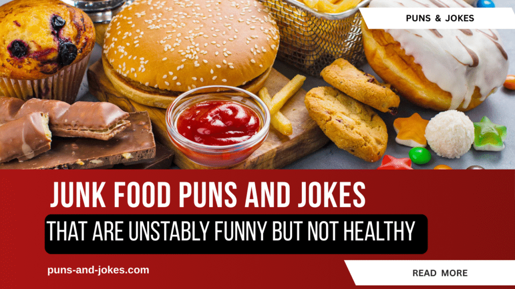 75 Junk food Puns that are unstably funny!
