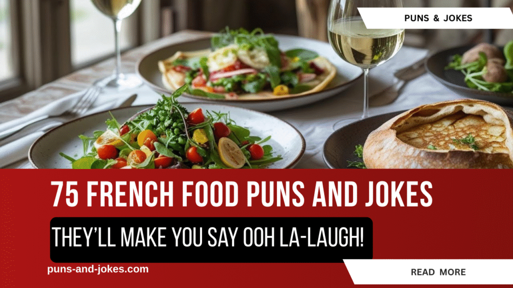 75 French Food Puns so Funny They’ll Make You Say Ooh La-Laugh!