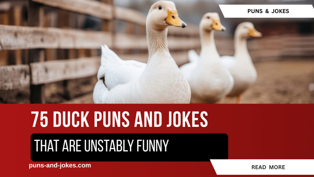 75 duck Puns and jokes That Are Unstably Funny