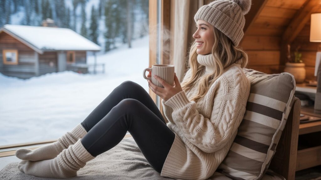 24 Après Ski Outfits Checklist for Cabin Dinners and Hot Cocoa Runs