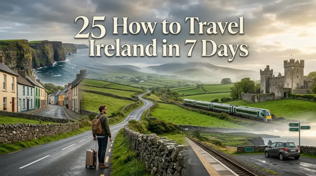 25 How to Travel Ireland in 7 Days: 7-Day Route with Drives and Train Options to Try!