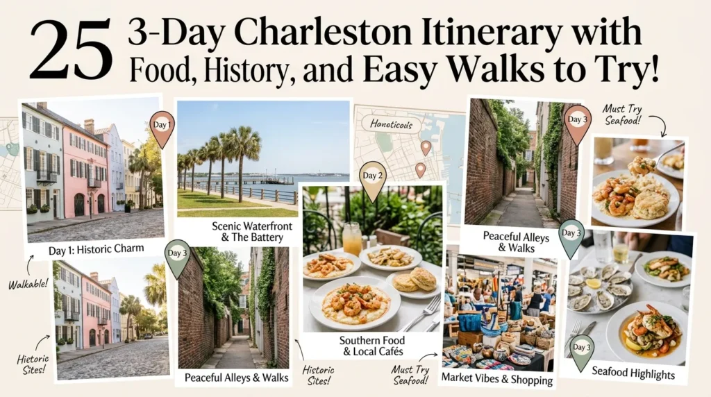 3-Day Charleston Itinerary with Food, History, and Easy Walks to Try! 25 3-Day Charleston Itinerary with Food, History, and Easy Walks to Try!