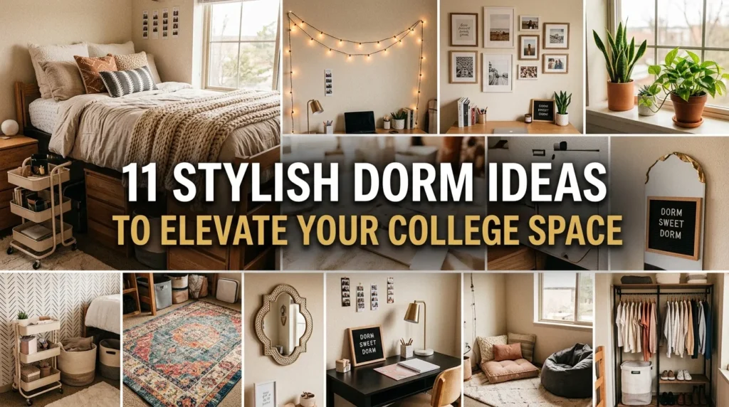 11 Stylish Dorm Ideas to Elevate Your College Space