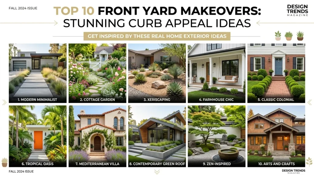 Front Yard Makeovers: Do House Exterior Ideas