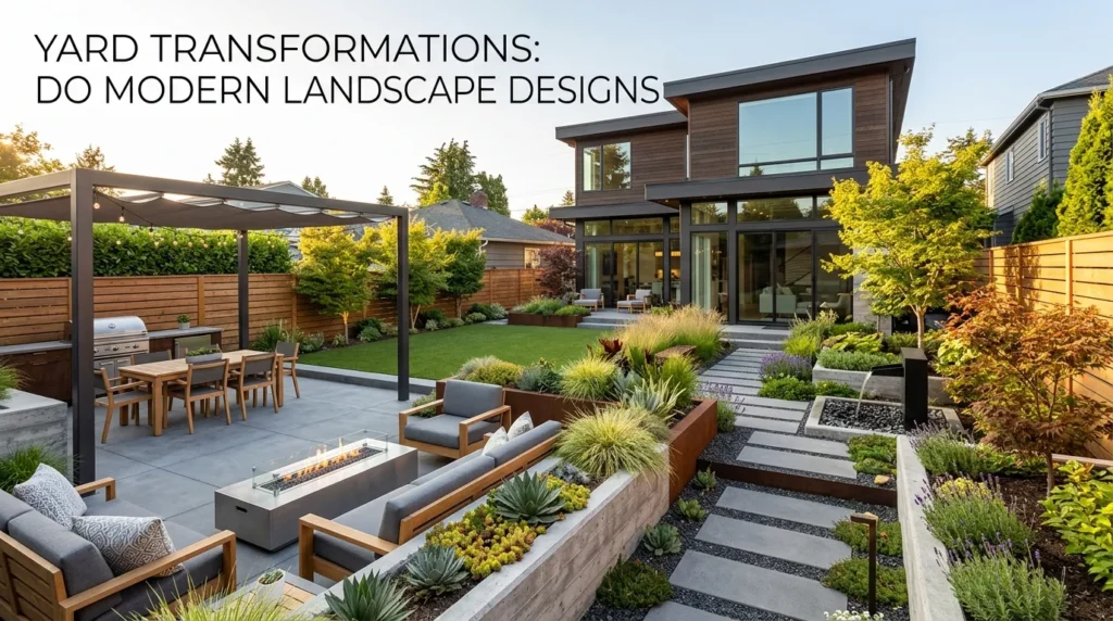 Top 10 Yard Transformations: Do Modern Landscape Designs Yard Transformations: Do Modern Landscape Designs