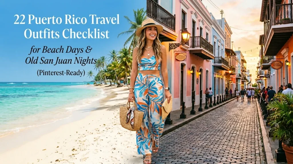 22 Puerto Rico Travel Outfits Checklist for Beach Days & Old San Juan Nights