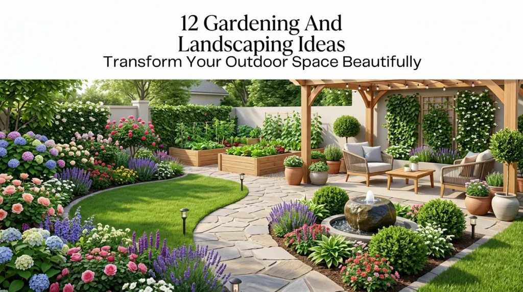 12 Gardening And Landscaping Ideas
