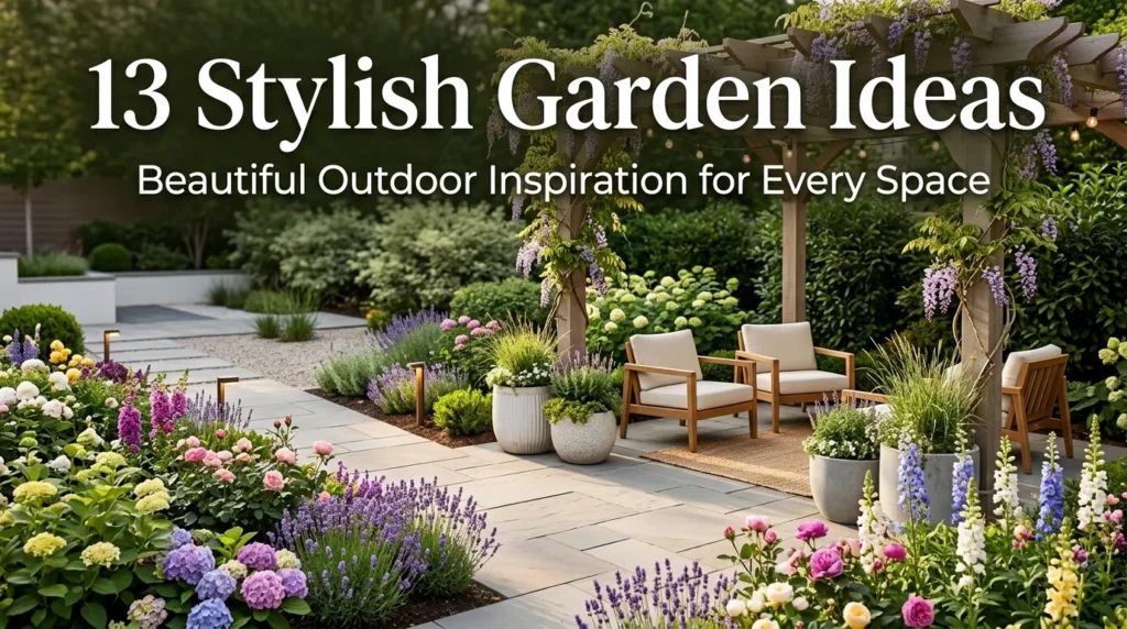 13 Stylish Garden Ideas