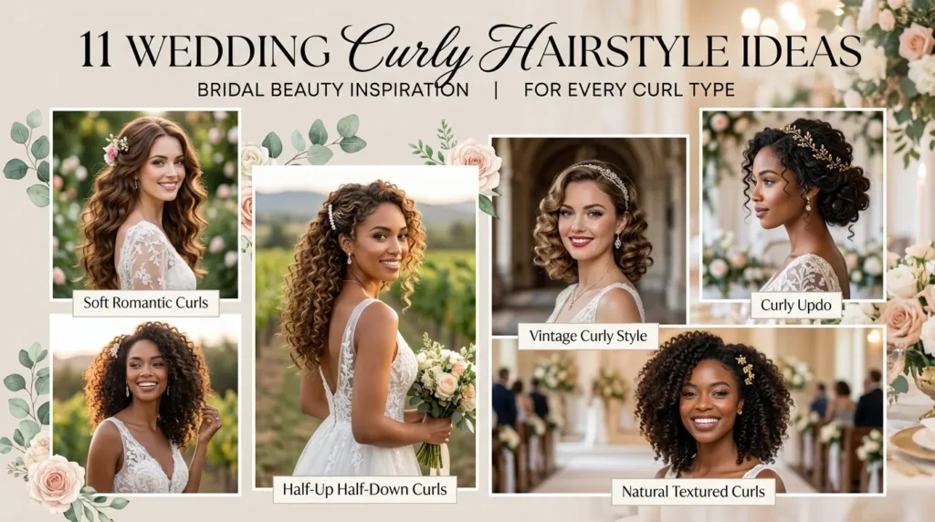 11 Wedding Curly Hairstyle Ideas