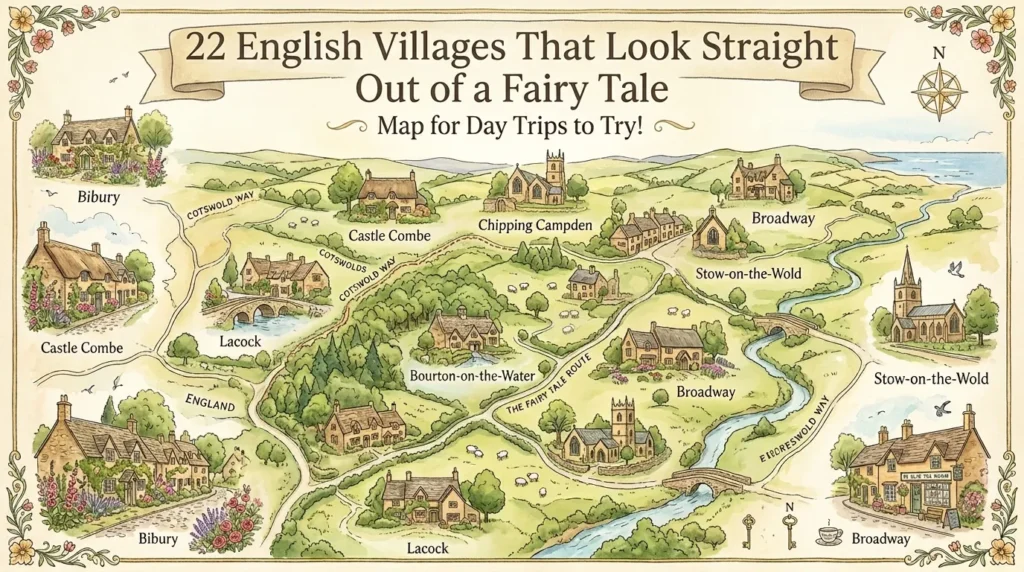 22 English Villages That Look Straight Out of a Fairy Tale Map for Day Trips to Try!