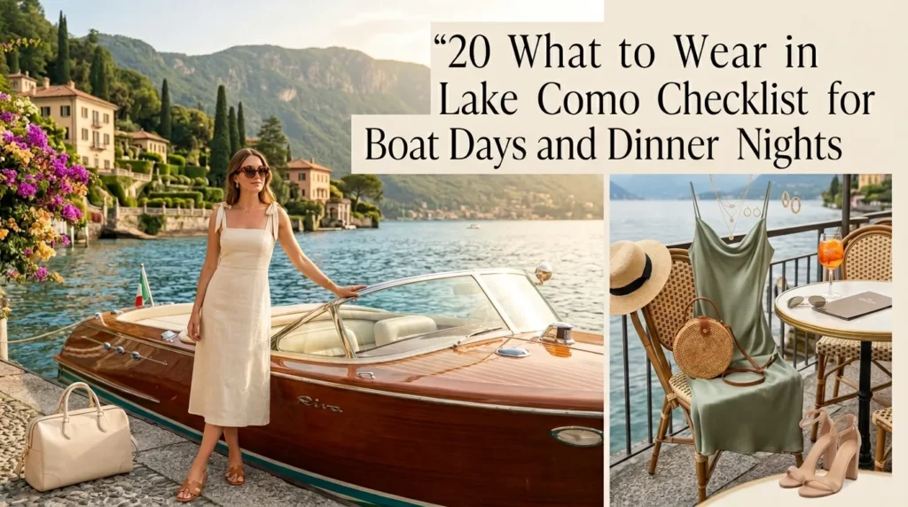 20 What to Wear in Lake Como Checklist for Boat Days and Dinner Nights (To Try!)