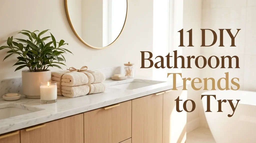 11 DIY Bathroom Trends to 11 DIY Bathroom Trends to