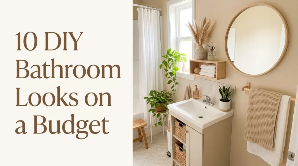 10 DIY Bathroom Looks on a Budget 10 DIY Bathroom Looks on a Budget