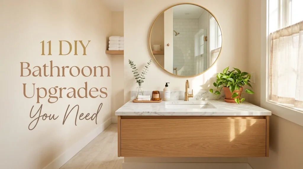 11 DIY Bathroom Upgrades You Need
