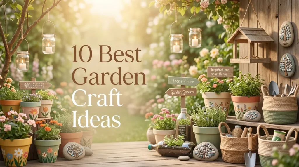 10 best Garden craft ideas