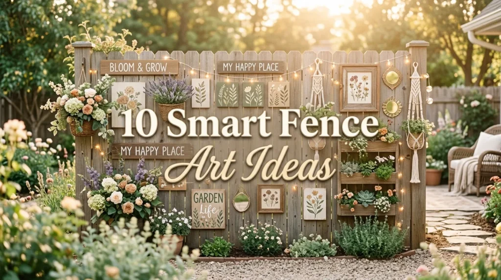 10 smart Fence Art Ideas 10 smart Fence Art Ideas