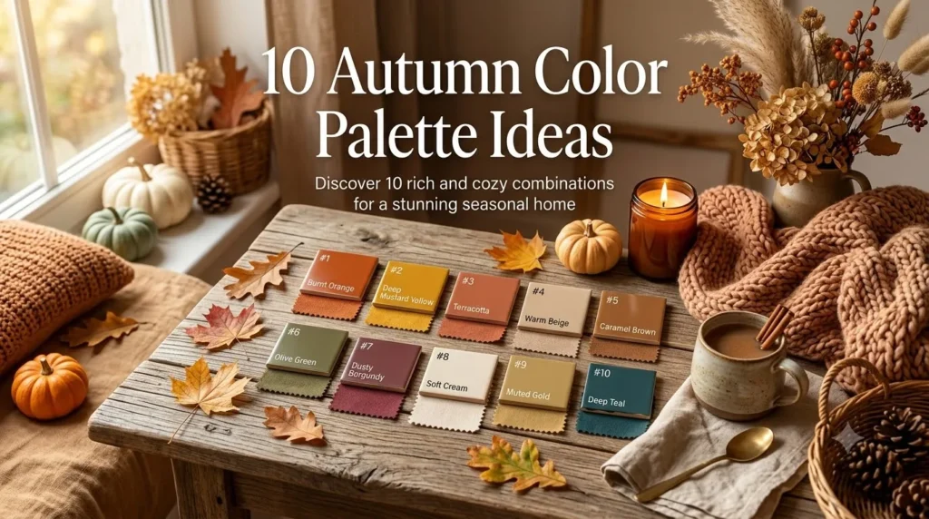 10 Autumn Color Palette Ideas 10 Autumn Color Palette Ideas