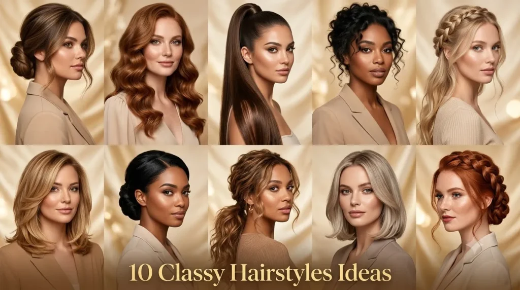 10 Classy Hairstyles Ideas 10 Classy Hairstyles Ideas