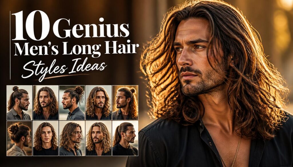 10 Genius Men’s Long Hair Styles Ideas 10 Genius Men's Long Hair Styles Ideas