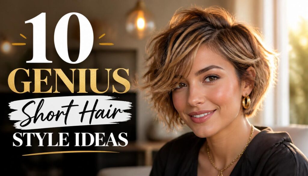 10 Genius Short Hair Style Ideas 10 Genius Short Hair Style Ideas
