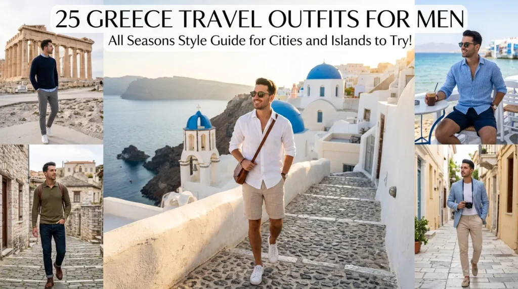 25 Greece Travel Outfits for Men All Seasons Style Guide for Cities and Islands to Try! 25 Greece Travel Outfits for Men All Seasons Style Guide for Cities and Islands to Try!