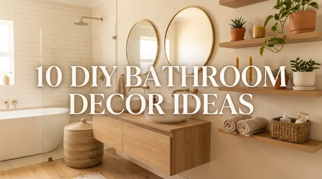 10 DIY Bathroom Decor Ideas