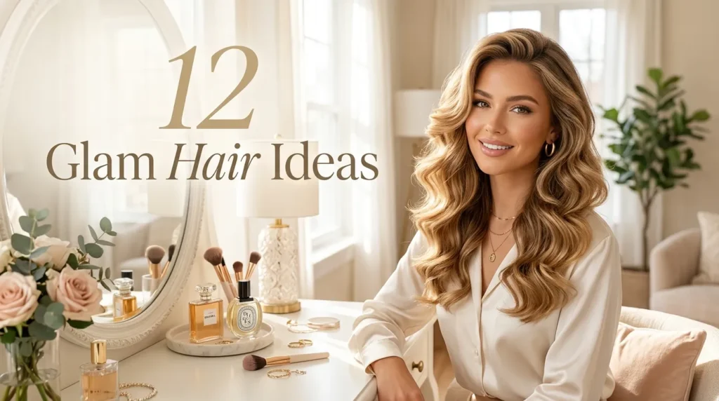 12 Glam Hair Ideas 12 Glam Hair Ideas