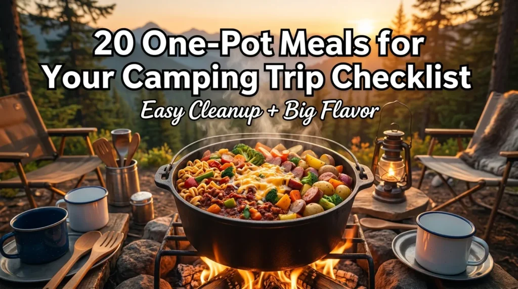 20 One Pot Meals for Your Camping Trip Checklist (Easy Cleanup + Big Flavor) 20 One Pot Meals for Your Camping Trip Checklist (Easy Cleanup + Big Flavor)