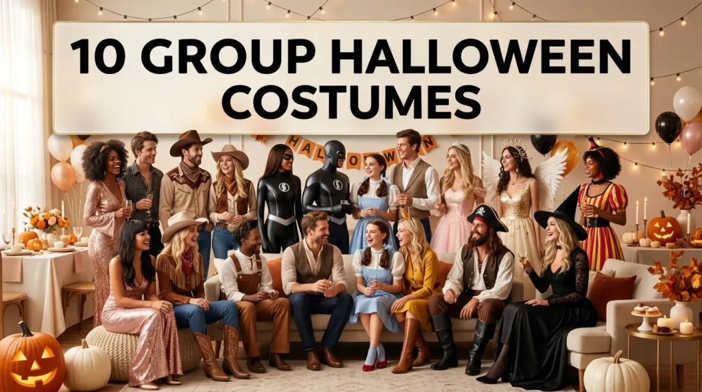 10 Group Halloween Costumes 10 Group Halloween Costumes