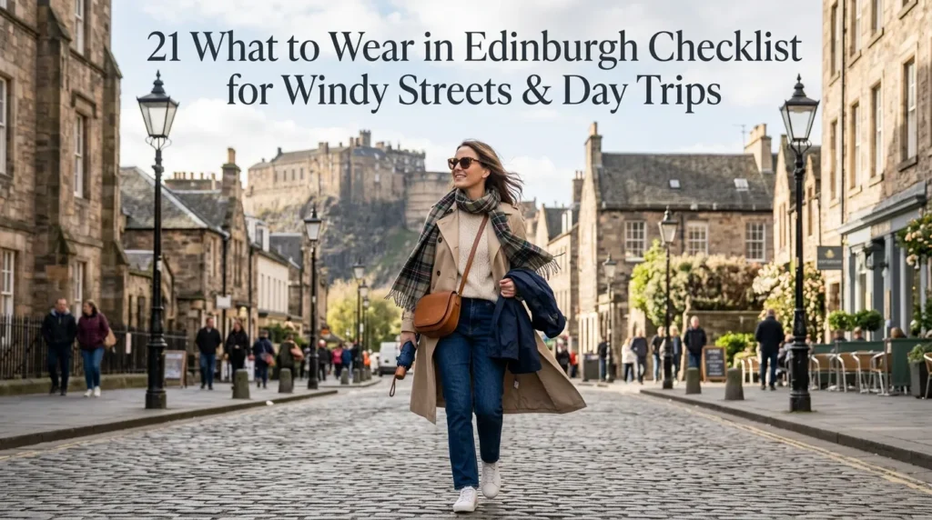 21 What to Wear in Edinburgh Checklist for Windy Streets and Day Trips to Try!