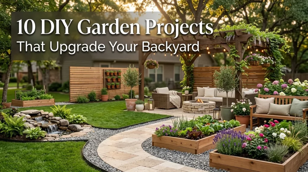 10 DIY Garden Projects That Upgrade Your Backyard 10 DIY Garden Projects That Upgrade Your Backyard
