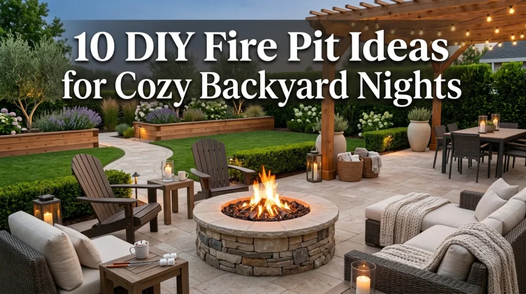10 DIY Fire Pit Ideas for Cozy Backyard Nights