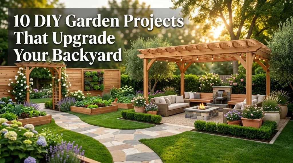 10 DIY Garden Projects That Upgrade Your Backyard 10 DIY Garden Projects That Upgrade Your Backyard