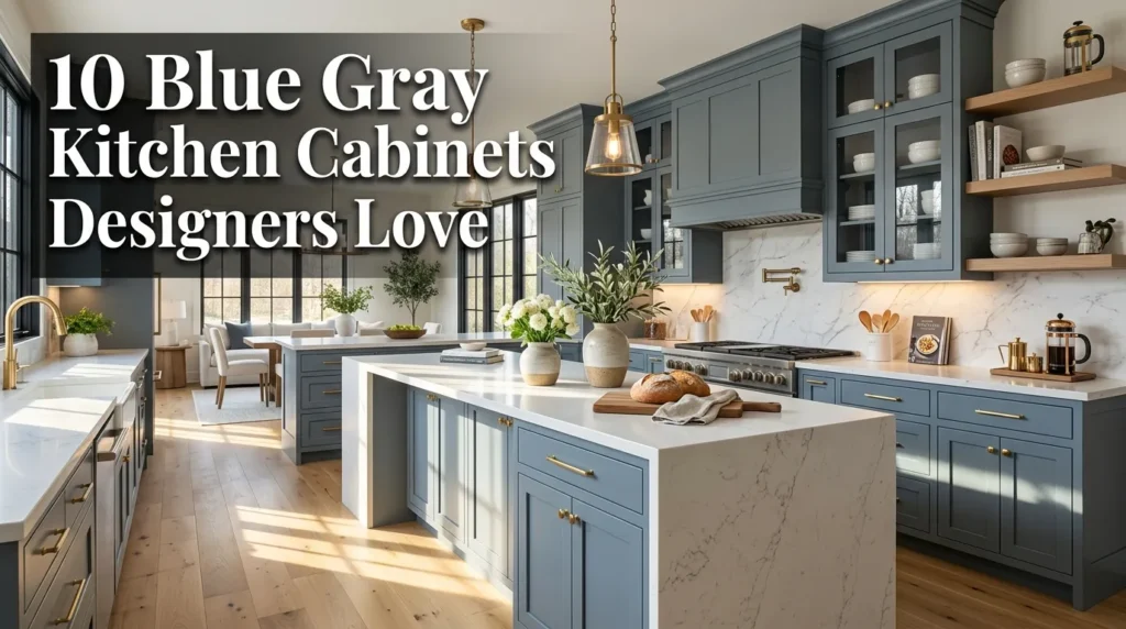 10 Blue Gray Kitchen Cabinets Designers Love
