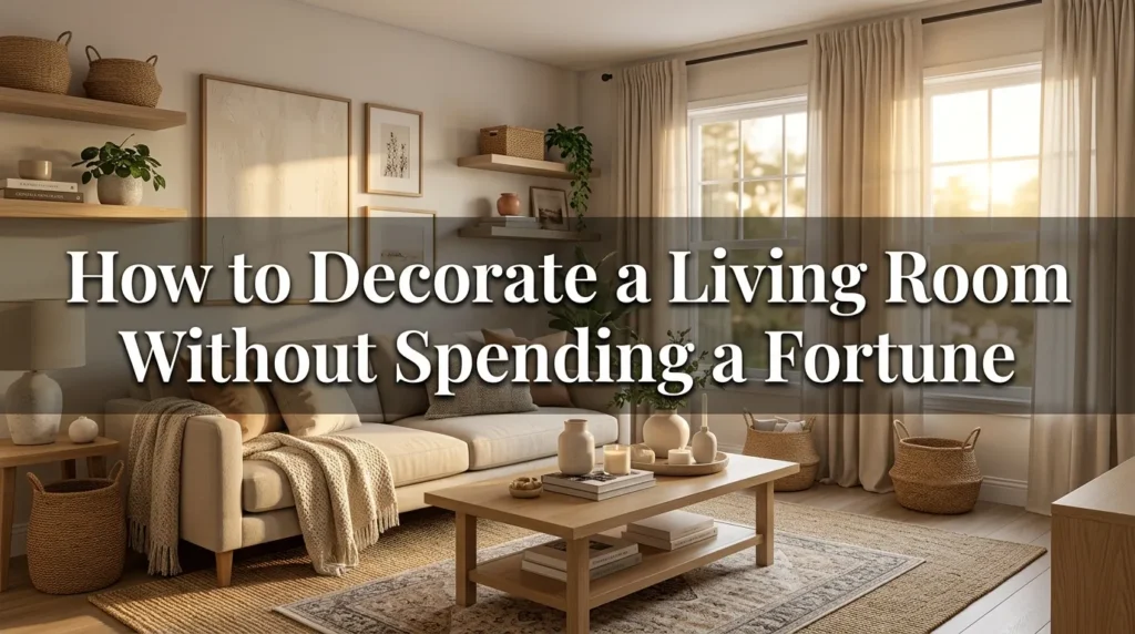 How to Decorate a Living Room Without Spending a Fortune How to Decorate a Living Room Without Spending a Fortune