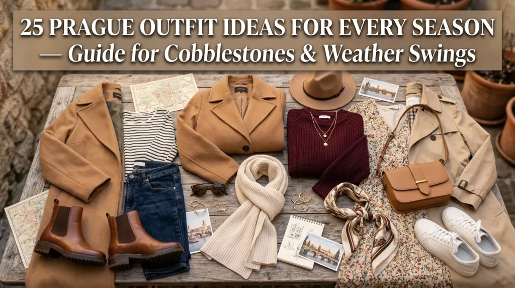 25 Prague Outfit Ideas for Every Season — Guide for Cobblestones & Weather Swings to Try!