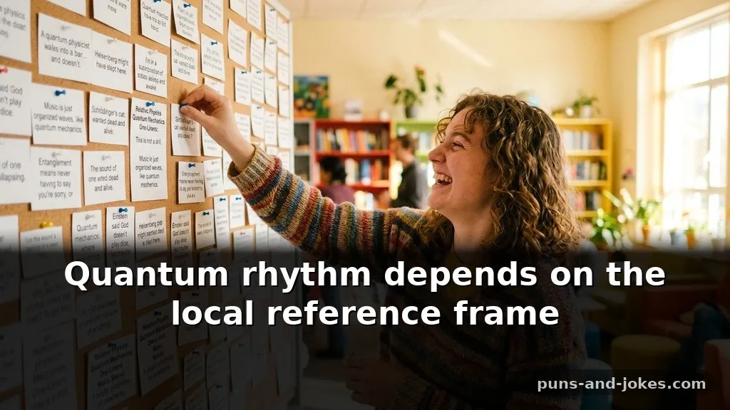 Relative Physics Puns & Quantum Mechanics One-Liners About Music and Sound