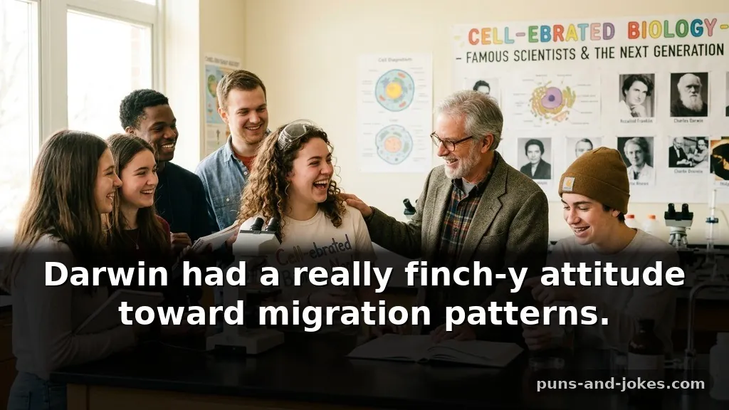 Clever Cell-ebrated Biology Puns About Famous Scientists