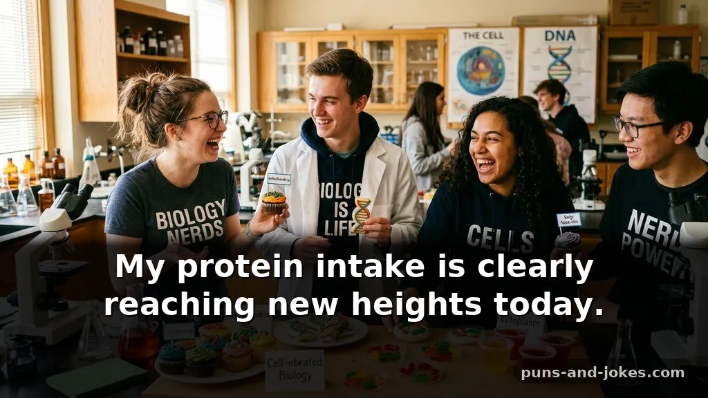 Funny Cell-ebrated Biology Puns for Biology Students About Food