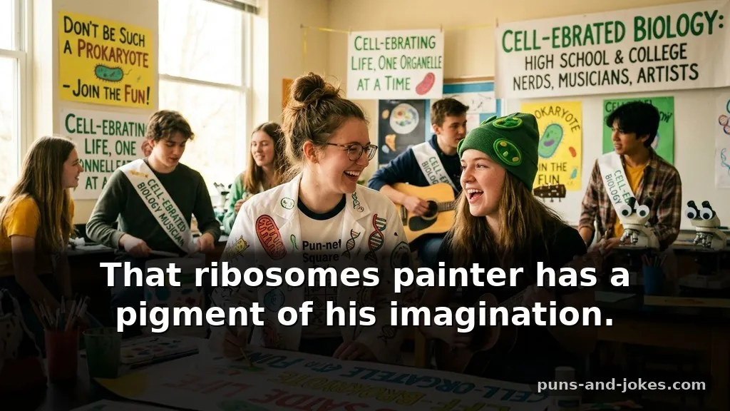 Funny Cell-ebrated Biology Puns for Musicians and Artists