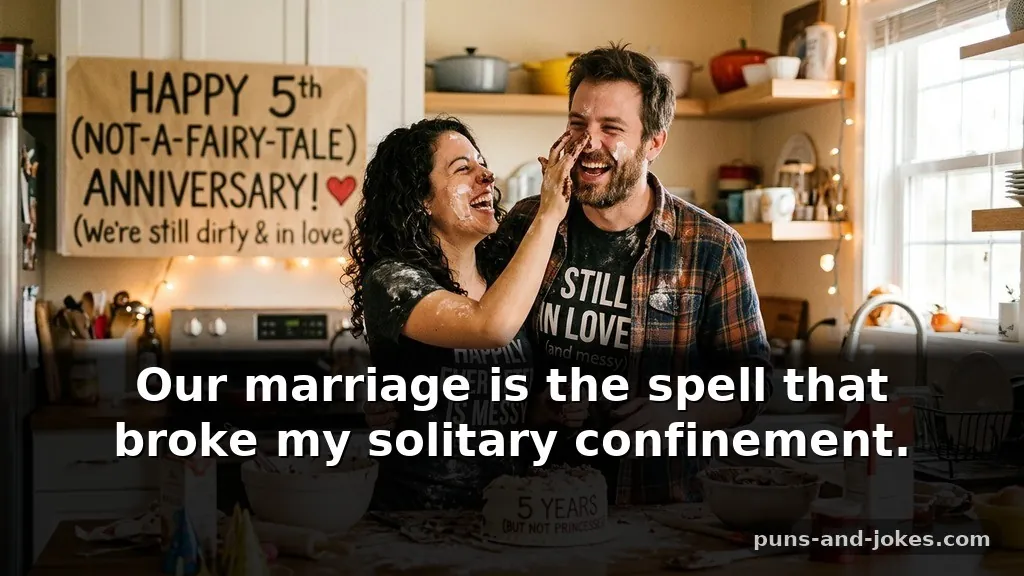 Clever Anniversary Puns for Married Couples That Subvert Fairy Tale Tropes