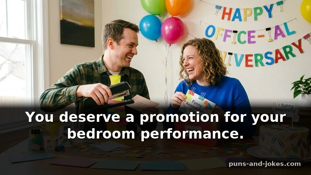 Funny Marriage Anniversary Jokes for Couples Based on Office Supplies