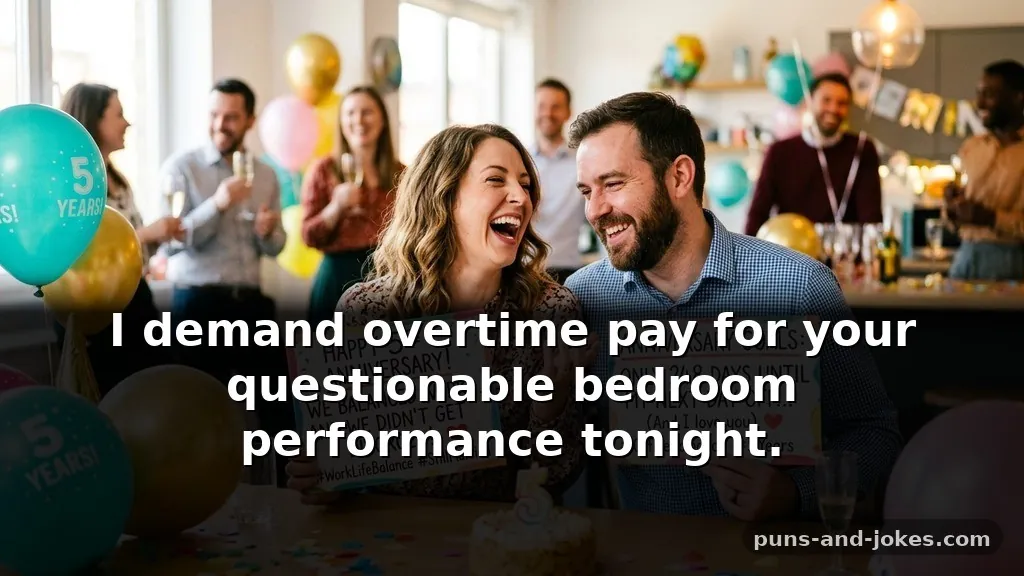 Funny Office and Work-Life Balance Anniversary One-Liners