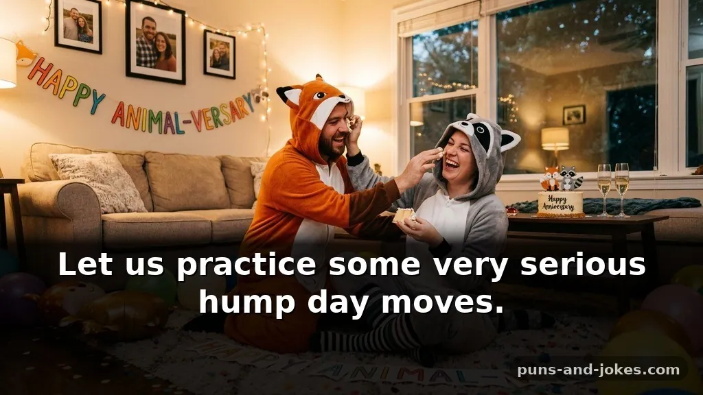 Playful Animal-Themed Naughty Anniversary Messages