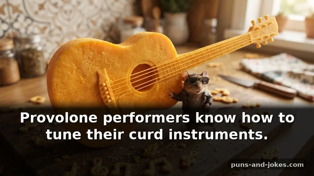 Funny One-liner Cheesy Cheese Puns That Are Grate for Foodies About Music