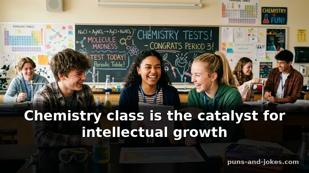 Clever Chemistry Puns for Students About School Life
