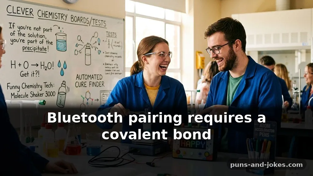 Funny Chemistry Puns About Technology and Gadgets