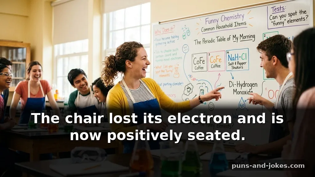 Funny Chemistry Puns About Common Household Items